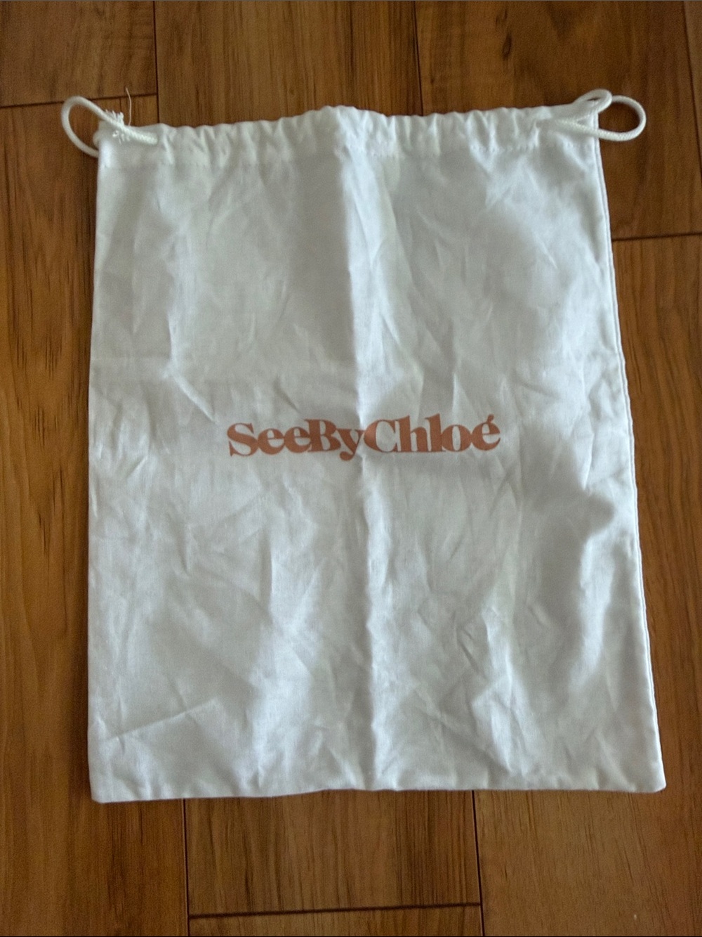 See By Chloé Cotton Shoe Dust Bag with Logo